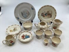 A quantity of "Bunnykins" Royal Doulton china