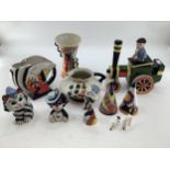 A collection of Lorna Bailey ceramic items