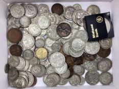 A collection of early to mid 20th century UK Coinage to include half crowns Florins, sixpences etc