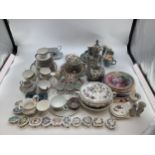A collection of 20th century ceramic items.