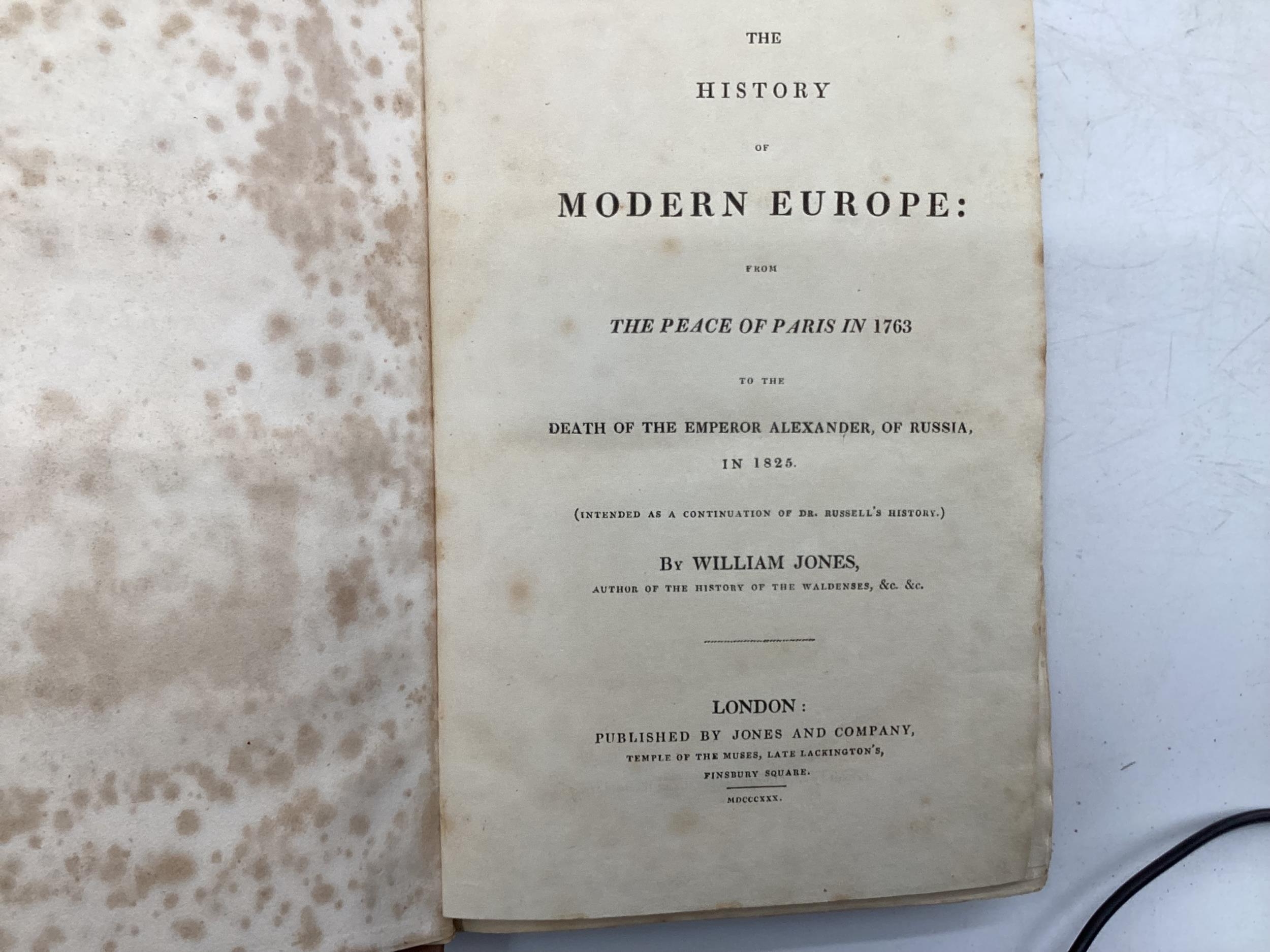 Books. Monstrelet'sChronicles, Thomas Jones pub London 1840 in 2 volumes together with History of - Image 7 of 10