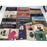 A collection of vinyl LPs and 7". The Who, Beatles, Rolling Stones, Kinks, Prince, Fleetwood Mac,