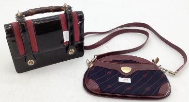 Two vintage Gucci handbags