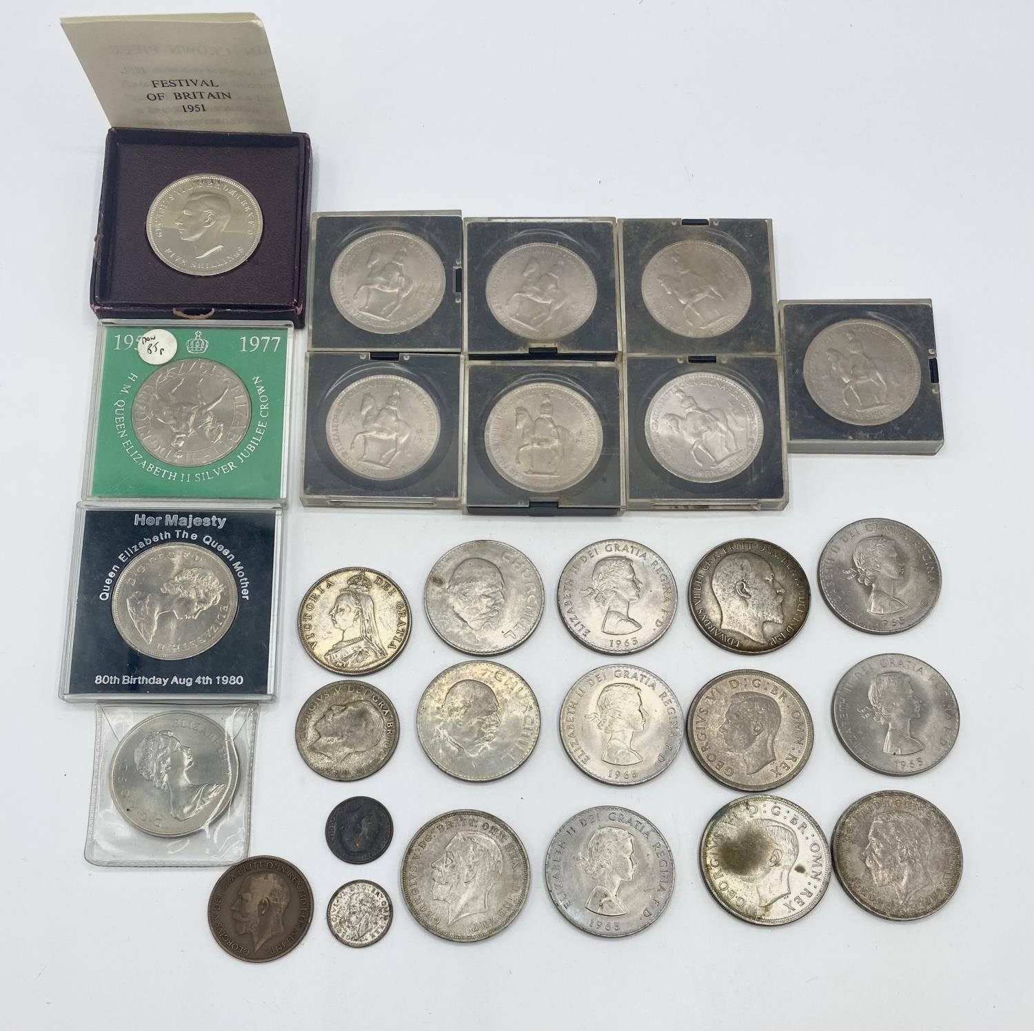 A collection of C20th coinage and commemorative coinage