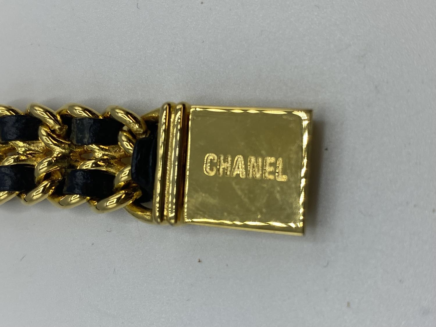 A Chanel ladies gold plated wristwatch. - Image 6 of 7