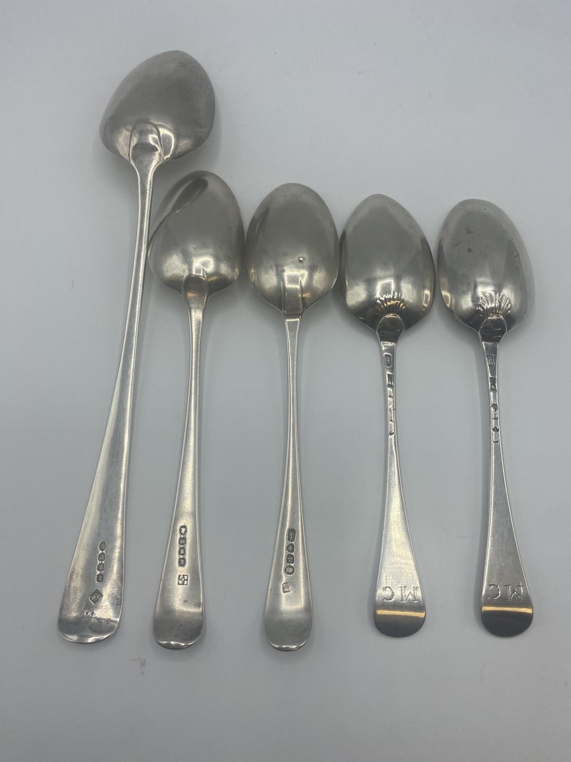 A collection of sterling silver flatware Various dates and makers. 317g - Image 2 of 5