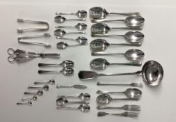 A collection of Sterling silver flatware approx 47ozt (35 pieces)