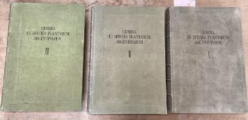 Morans R Descole, Genera Et Species Plantarum Argentarum, in 3 volumes, Kraft LTA, Buenos Airies