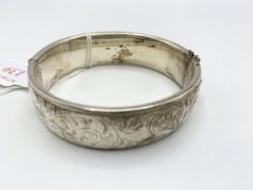 A Sterling silver bangle bracelet