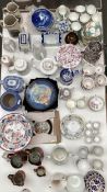 Mixed collection of ceramics and China to include Royal Copenhagen, Royal Doulton teased,