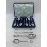 A small collection of silver flatware. Various dates and makers.