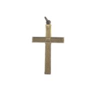 A 9ct gold cross 1.10g