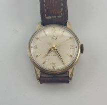 A 9ct gold cased Rolex Tudor Royal Automatic Wristwatch Currently running. 31mm case on original