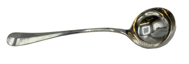 A sterling silver ladle Walker and Hall Sheffield 1909 200g