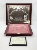 Sporting Commemorative: Framed and glazed signed Wales Rugby Jersey , see images, Rugby Cup Wales