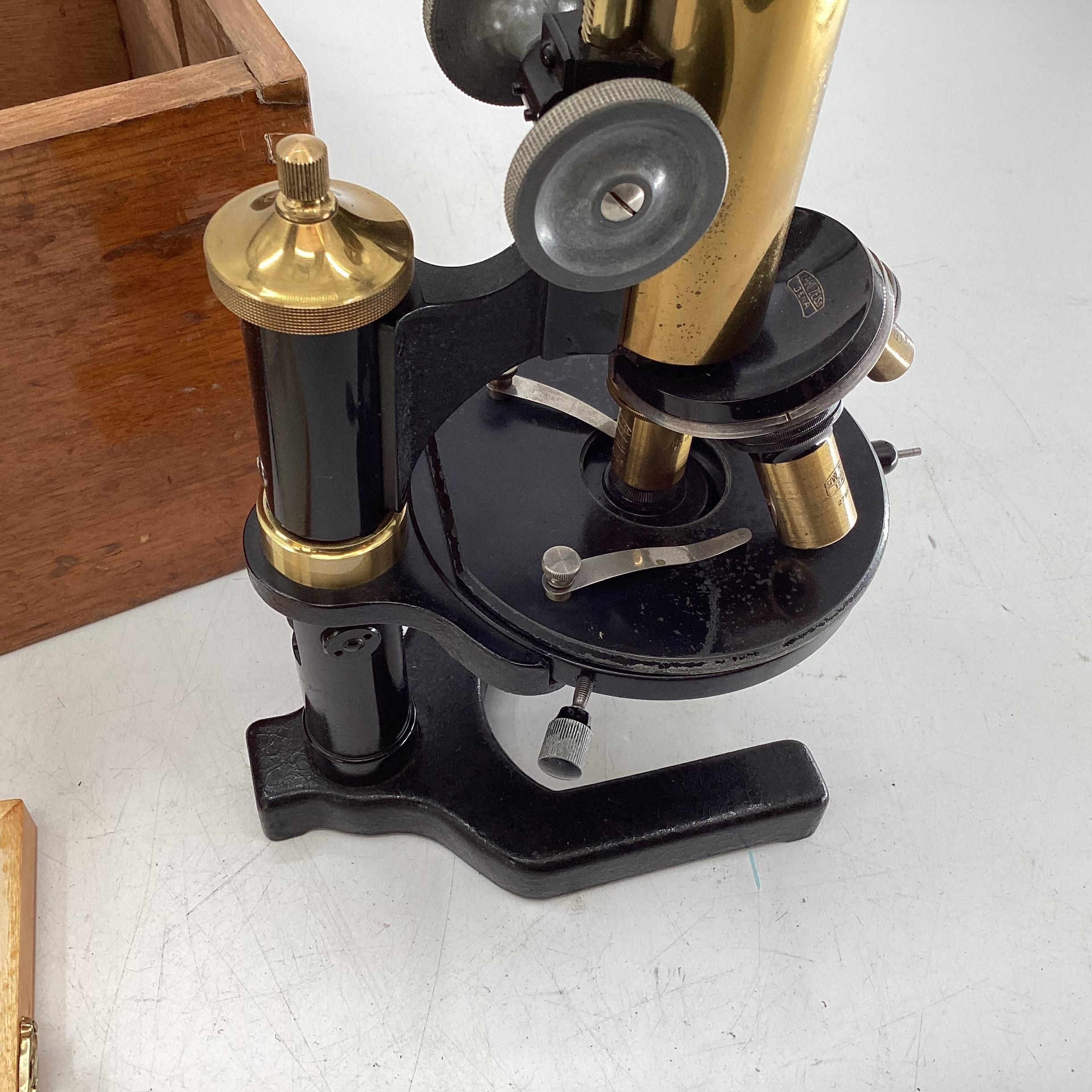 ZEISS microscope with glass slides - Image 4 of 9