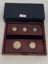 'The Sovereign' 2017 5 coin gold proof set to include 5 sovereign piece, double sovereign,