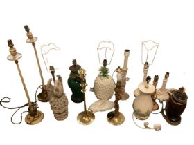 Quantity of table lamps, see images for details