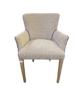 William Yeoward Nantes carver chair 82cm H x 52cm W. Condition good.
