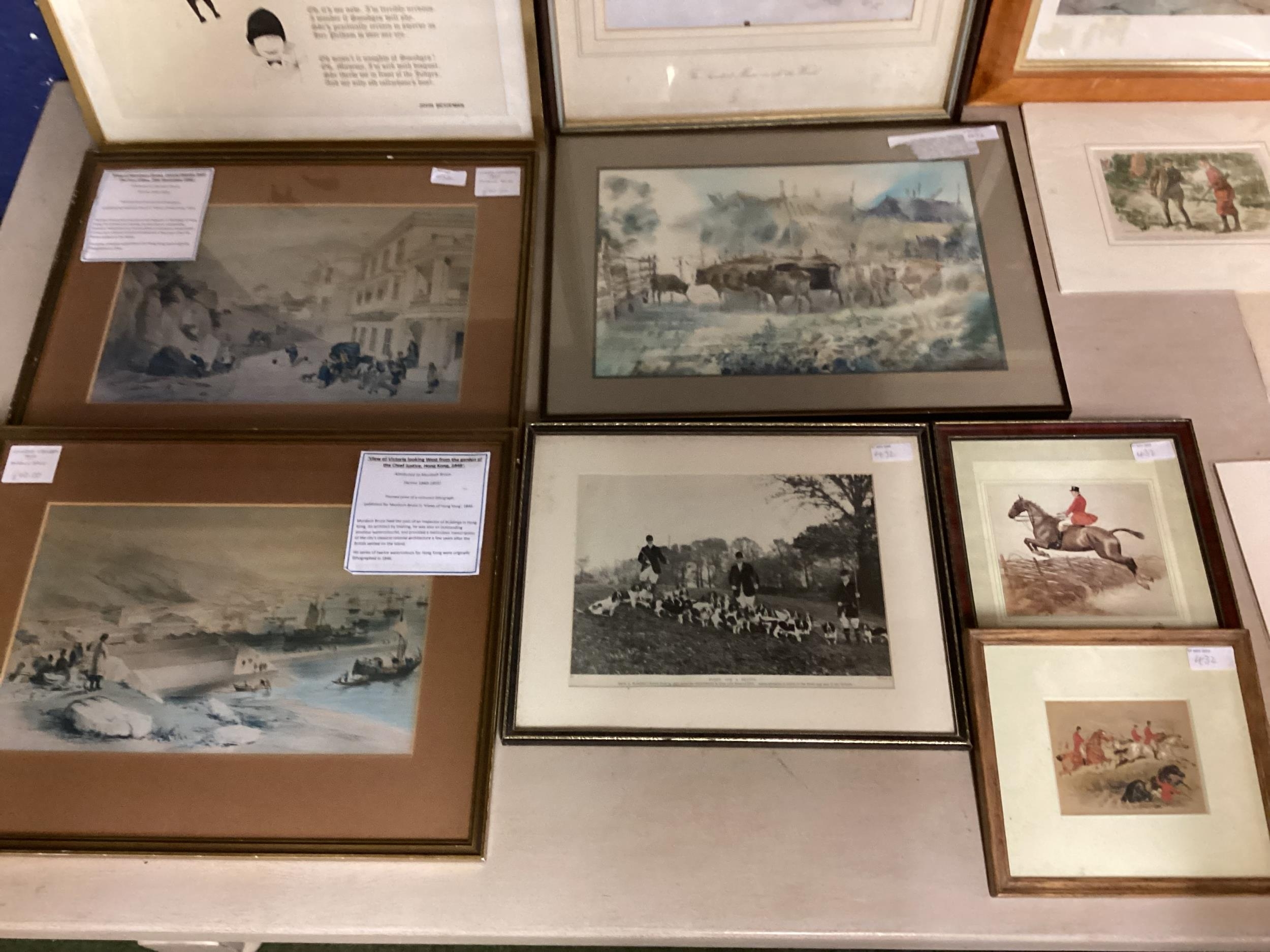 Quantity of general equestrian and hunting prints including Pears, John Betjeman Poem (approx 12- - Image 5 of 5