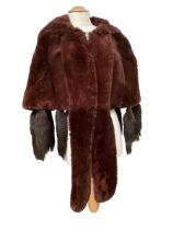 Cappa Parva ecclesiastical mink and fur cape