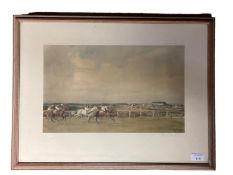 After Lionel Edwards, ESPSOM, signed photolithograph, label verso, 24.5 x 39.5cm, framed and glazed