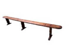 Two rustic benches