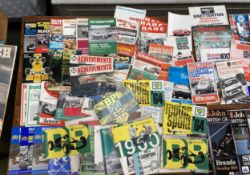 A large collection of original programmes and related items from Motor Racing events across the