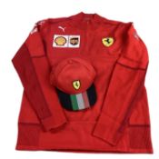 A Ferrari team Evoknit Puma jumper with zip. Unworn with original tags and packaging. Size XL