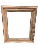 Pine framed wall mirror