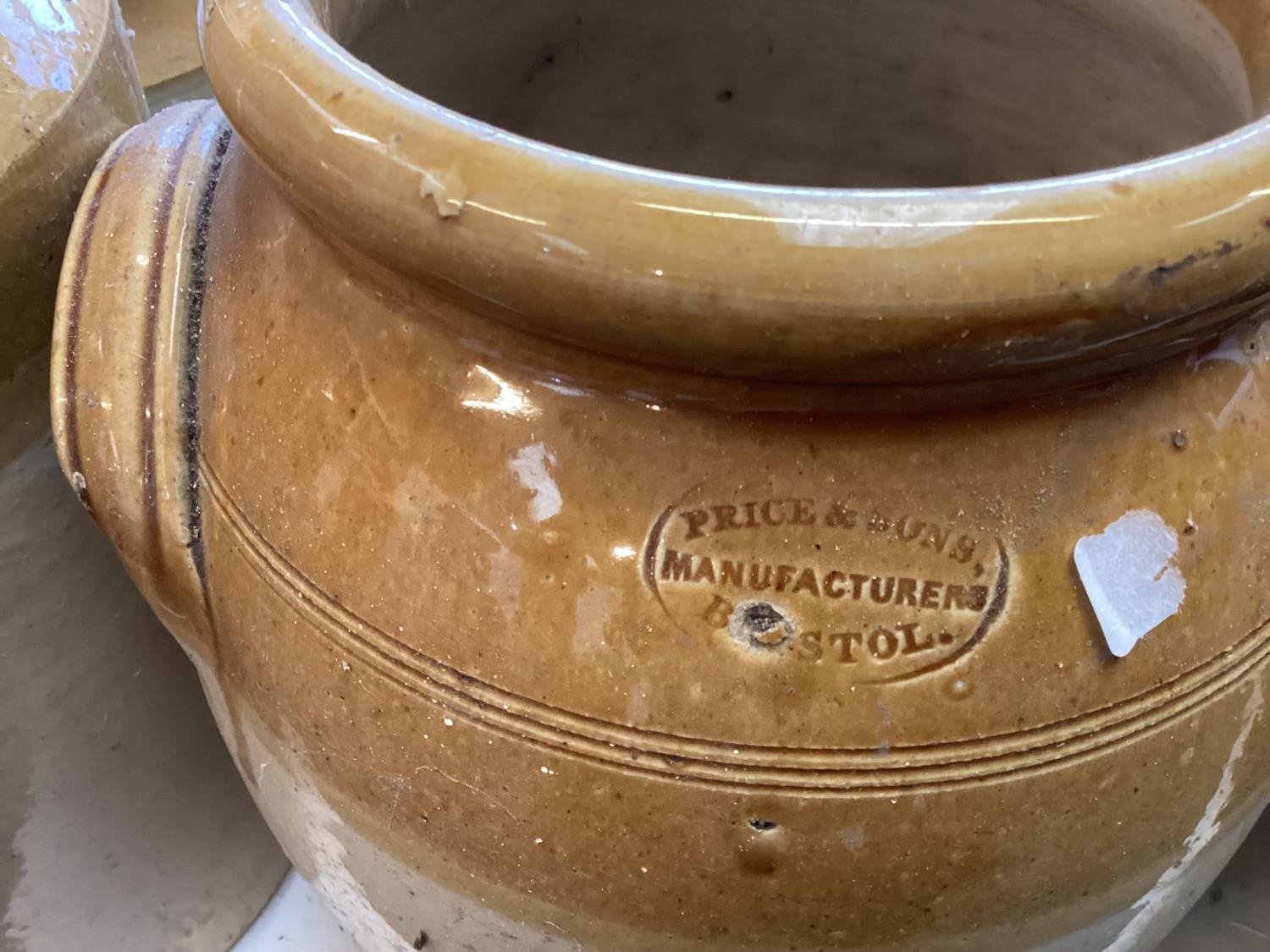 A quantity of brown earthenware pottery jugs and pots and flaggons, all as found - Image 3 of 6