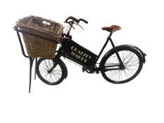 6 vintage bicycles. To include a tandem and a vintage 'Village Wares' bicycle with a Brooks