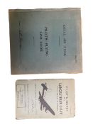 Two very interesting pieces of aviation memorabilia. Pilot's notes for a Lancastrian II and IV,