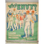 ‘Why Envy? Learn Successful Methods and apply Them. Bill Jones’ 1928. Original colour