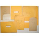 Irving Rosenwater archives 1959-2003. A collection of fourteen large envelopes containing copies