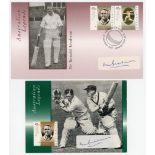 Don Bradman. Australian Legends. Official first day cover issued in Bowral, 23rd January 1997 and