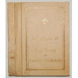 Thomas Henry Clark’s Benefit Year 1961. ‘Autographs of Test Teams and County Cricketers’. Hardback