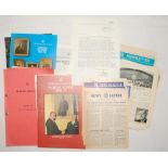 Melbourne Cricket Club annual reports and newsletters 1966-1990/91. Folder comprising a collection