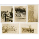 Bodyline. M.C.C. tour to Australia and New Zealand 1932/33. Sixteen original candid mono photographs