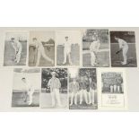 Kent player postcards c.1910. Eight mono postcards of Kent players. Individual players are W.