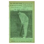 Mr C. McGahey. Capt. Essex C.C.C. Penny card written by A.C. Albert Craig ‘Cricket Poet and