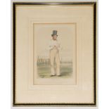 William Hillyer. ‘Sketches at Lord’s No 3’, Kent & All England 1835-1853. Original colour lithograph