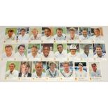 Cornhill Insurance signed collectors’ cards. Twenty three player cards, each signed by the