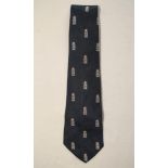 Ian Botham. England ‘Home’ Test tie. Official navy blue silk tie with England three lions and