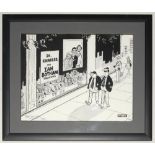 Stanley McMurtry ‘MAC’. ‘Di, Charles and Ian Botham Souvenirs 1981’. Large amusing print from the