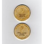 Ian Botham. Benson & Hedges Cup 1991. Two original gold metal medals awarded to Botham playing for