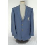 Ian Botham. Somerset 1st XI light blue blazer worn by Ian Botham during his playing career with