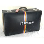 Ian Botham. Cricket touring suitcase used by Ian Botham, probably on the tour to Pakistan/ New