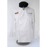 Ian Botham’s chef clothing 2013. ‘Sir Ian Botham Boss of Beef’. Two chef’s jackets, and black
