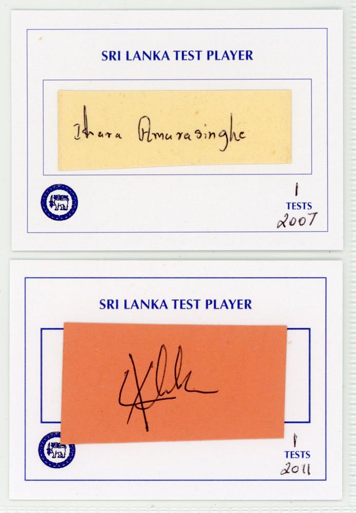 India, Pakistan and Sri Lanka ‘One Test Wonders’ 1932-2011. Fourteen individual signatures, the - Image 4 of 4